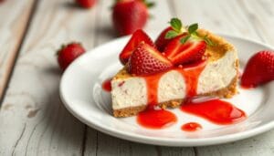 Berrylicious Strawberry Crunch Cheese Cake