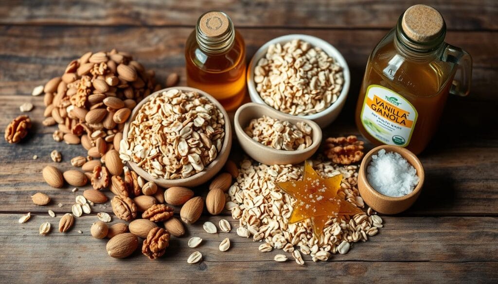 Vanilla Nut Granola Ingredients Vanilla Nut Granola Ingredients