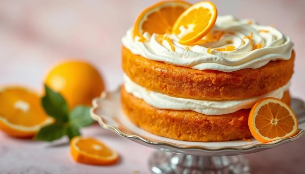 creamy orange cake creamy orange cake