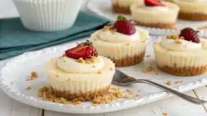 mini cheesecake