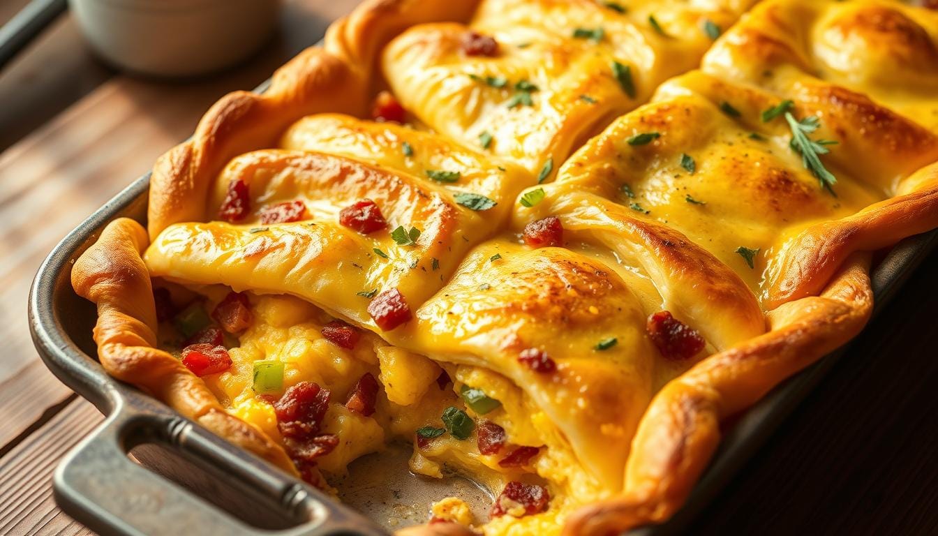 crescent roll breakfast bake