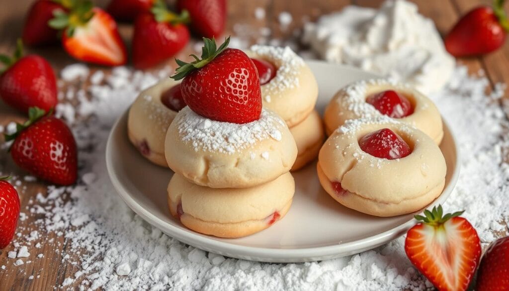 strawberry cookies strawberry cookies