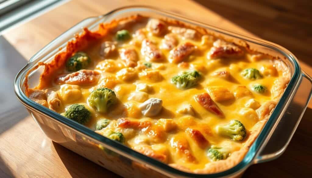 Cheesy Chicken and Broccoli Casserole for School Lunch Cheesy Chicken and Broccoli Casserole for School Lunch