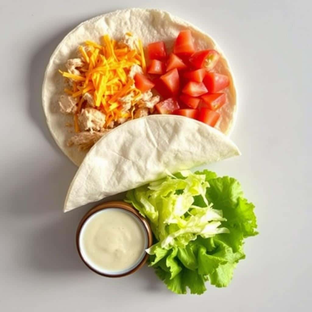 Chicken Tortilla Wrap Ingredients Chicken Tortilla Wrap Ingredients