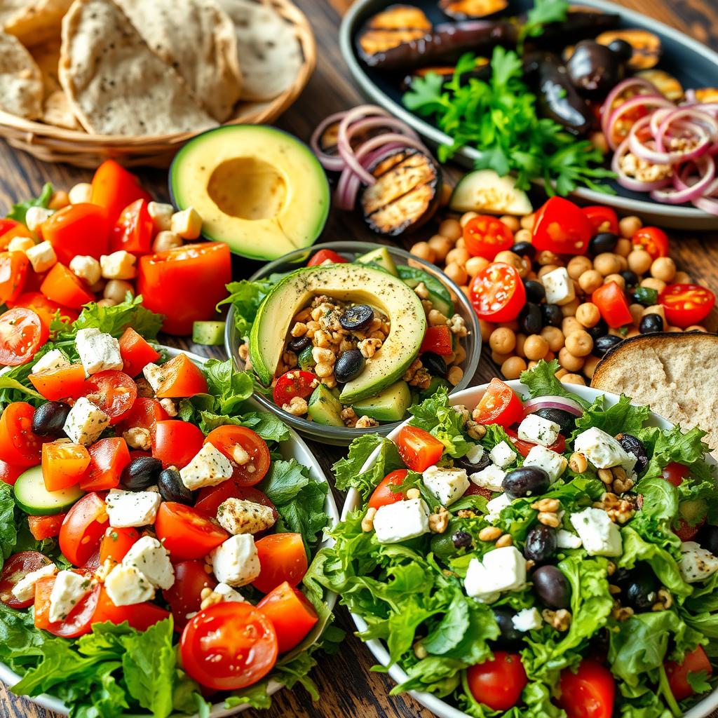 Mediterranean Diet Fresh Salads Mediterranean Diet Fresh Salads