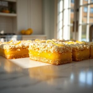 Zesty Lemon Crumb Bars Recipe