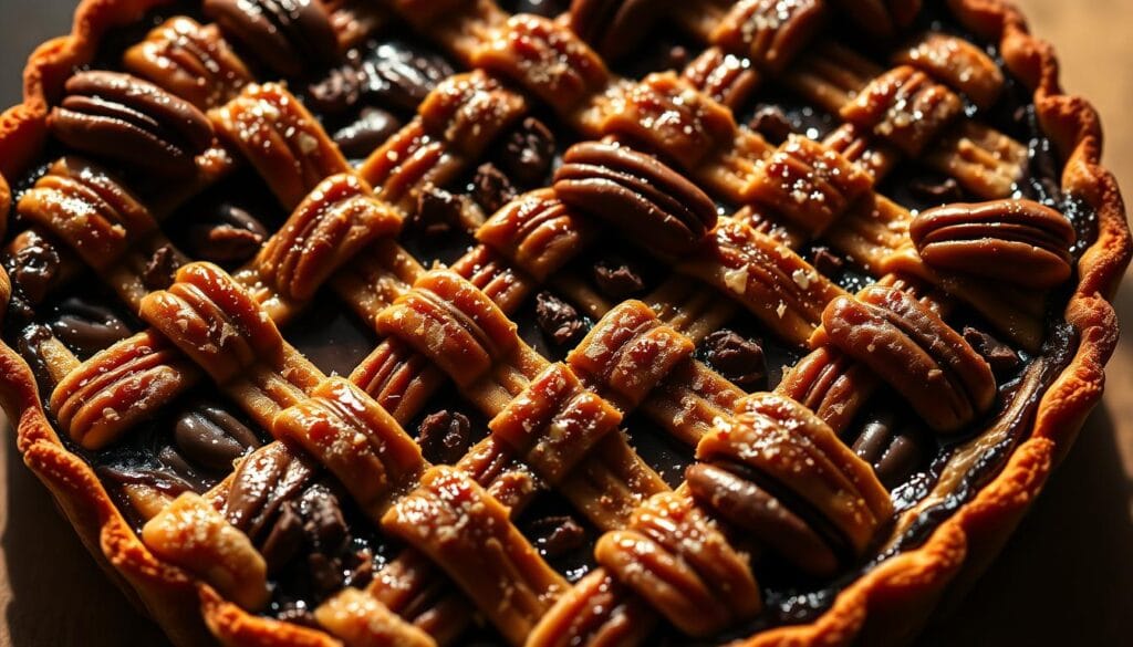 chocolate pecan lattice tart recipe chocolate pecan lattice tart recipe