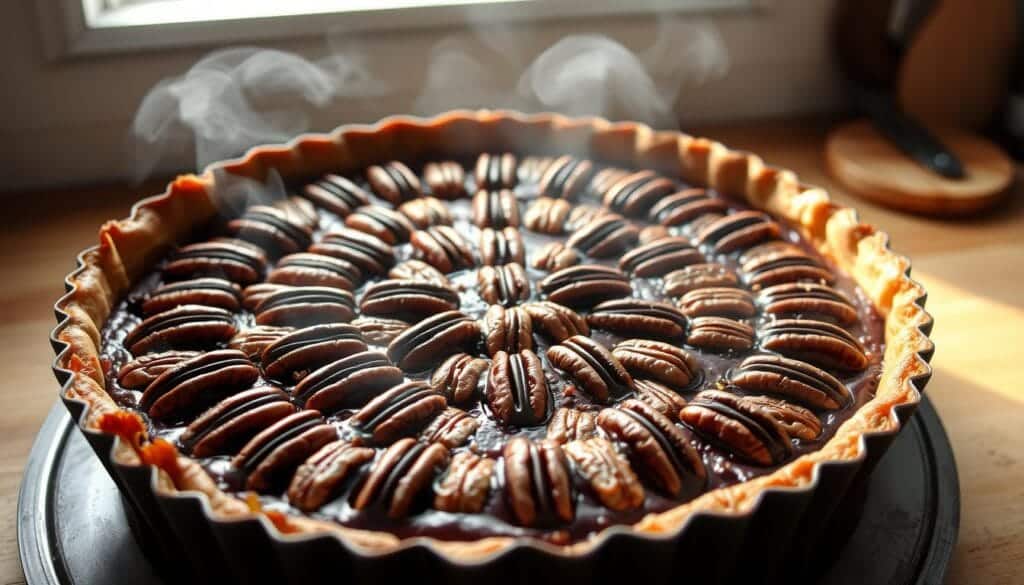 chocolate pecan tart baking chocolate pecan tart baking