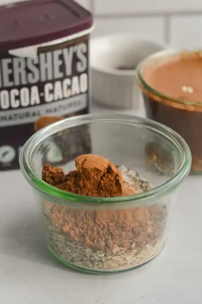 Brownie Batter Overnight Oats 5