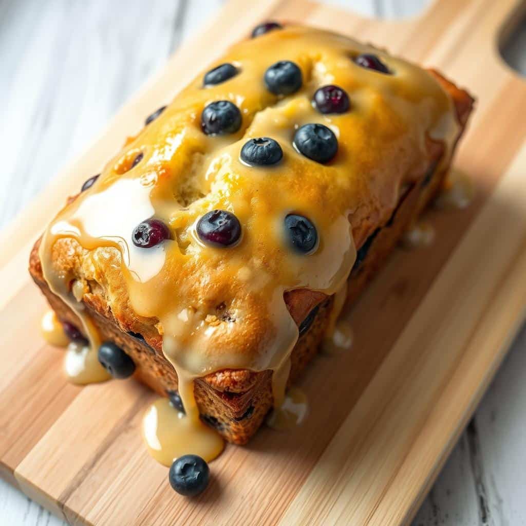 Lemon Blueberry Bread with Glaze Lemon Blueberry Bread with Glaze