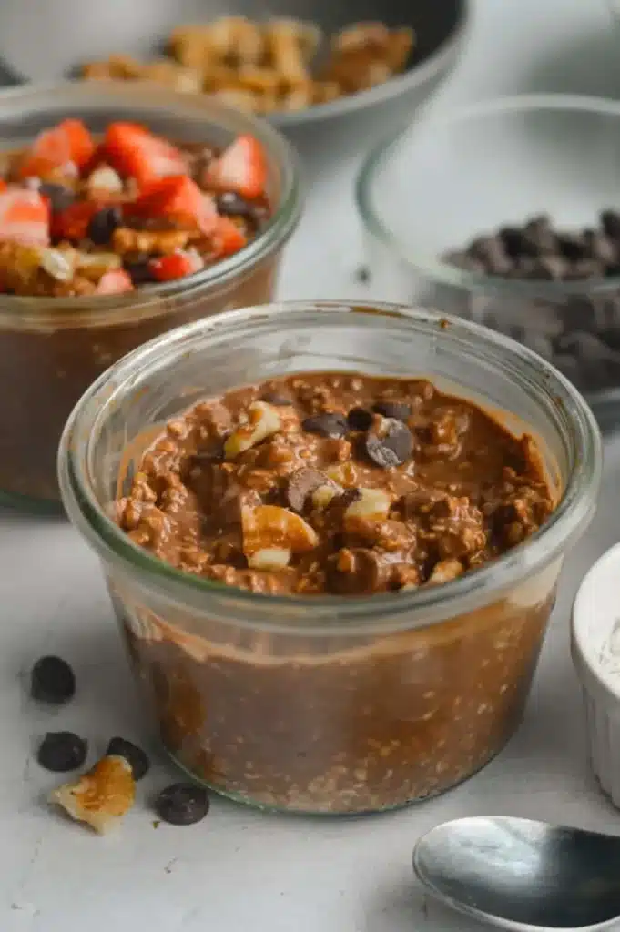 Brownie Batter Overnight Oats 6